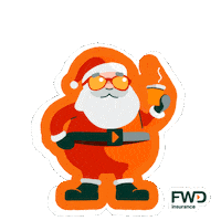 Santa Claus Christmas Sticker by FWD Insurance