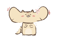 rio0091 かわいい やった わい どうぶつ Sticker