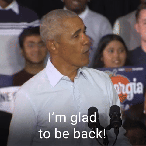 I'm glad to be back!