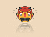 Rip Apart Funny Face GIF by subtlestrokes