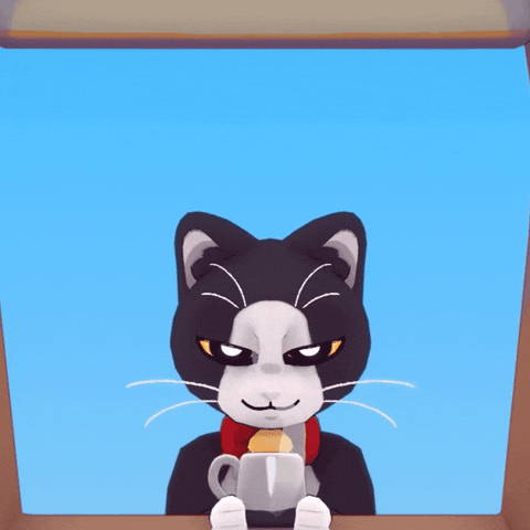 kittencupstudio giphyupload cat cats tea GIF