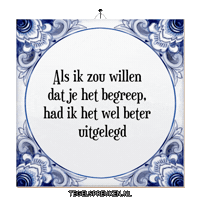 Nl Troost Sticker by Tegelspreuken.nl