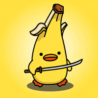 digitalducks stabby quacks cartoon duck digital ducks GIF