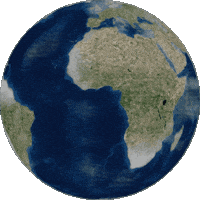 Earth Planet Sticker by GeoOne