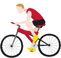 germany bike Sticker by Deutsche Hochschule für Prävention und Gesundheitsmanagement