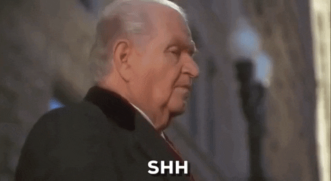 miracle on 34th street shut up GIF