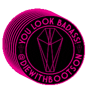 Look Badass Sticker by Die With Your Boots On
