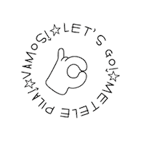 Lets Go Sticker