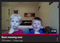 Mewing GIF