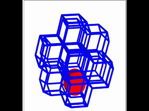 4dsolutions giphygifmaker synergetics dodecahedron rainbow GIF