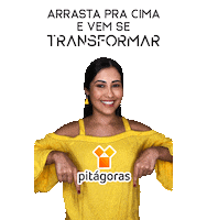 Thaynaraog Transformar Sticker by Platos - Portal Pos Graduacao