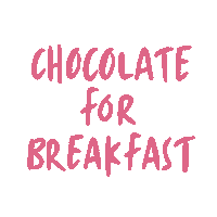 Chocolate Breakfast Sticker