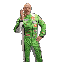 Driving Well Done Sticker by Tom Coronel
