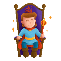 ceskykralovskyinstitut happy king monarchy ceskykralovskyinstitut Sticker