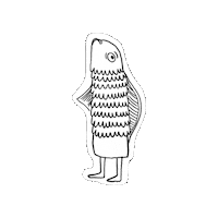 merylstudios confused scared fish merylstudios Sticker