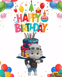 Happy Birthday GIF by Zhot