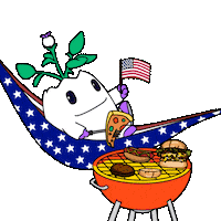 Grilling Hot Dog Sticker by Magic Eden