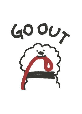 Drawingday giphyupload bichon goout 산책 Sticker