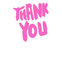 Thanks Thank You Sticker by Zhotcita