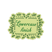 Finish Needlepoint Sticker by Imilla Designs