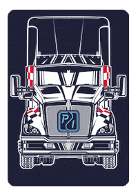 PlastInnova pi camión plastinnova tractomula Sticker