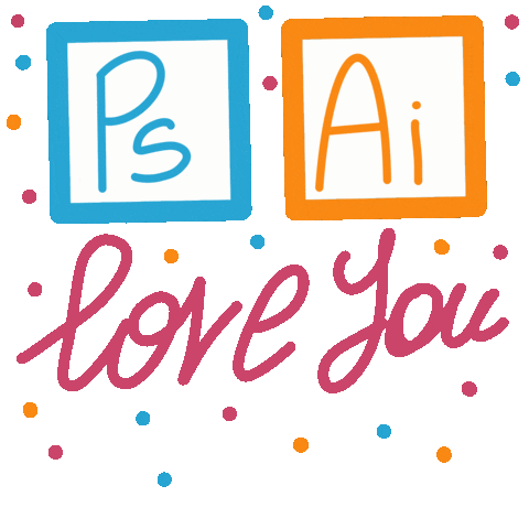 martinamicole love ai love you photoshop Sticker