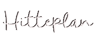 Typography Hittegolf Sticker