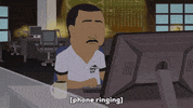 computer working GIF by South Park 