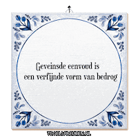 Spreuk Eenvoud Sticker by Tegelspreuken.nl