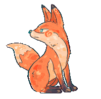 Fox Tomorrow Sticker by Marthy Green