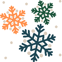 Snow Snowflakes Sticker by 1671 Finance & Organize
