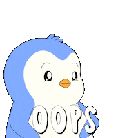 Oh No Oops Sticker by Pudgy Memez