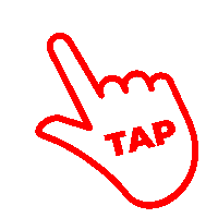 Tap Click Sticker by TEXSIB