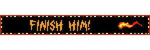 Finish Him Mortal Kombat Sticker