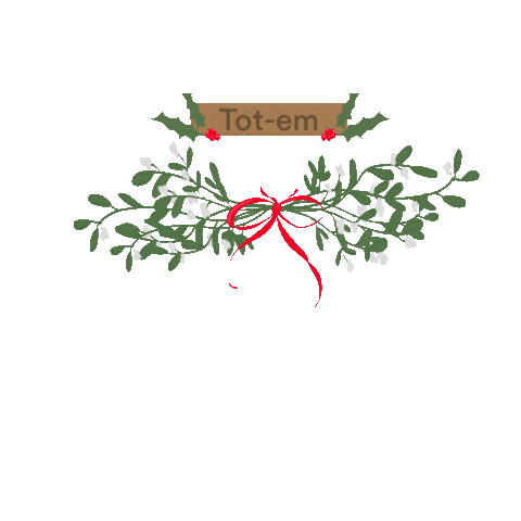 mistletoe totem Sticker