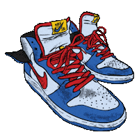 cartergunitgraphic shoes skateboarding nike sneakers Sticker