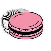Wb Macaron Sticker by Whipped&Beaten