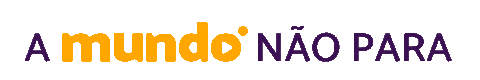 A Mundo Não Para Sticker by Mundo Content