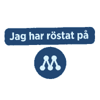 Rosta Riksdagen Sticker by Moderata Ungdomsförbundet