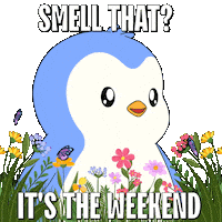 Happy Day Off Sticker by Pudgy Penguins