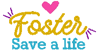 Animal Rescue Foster Sticker by HeARTs Speak