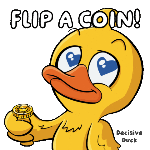 Duck Flip Sticker by VeeFriends