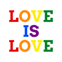 gruene-hessen love rainbow love is love loveislove Sticker