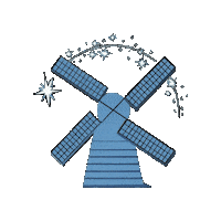 Mill Sticker by Alex Boya