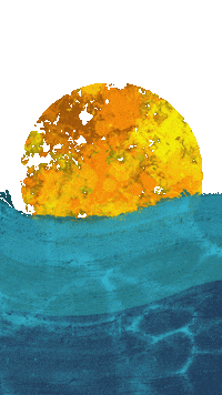 empathtopower sun sea calm lola Sticker