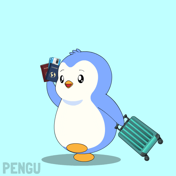 Summer Travelling GIF by Pudgy Penguins