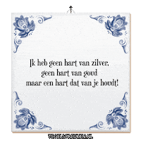 Humor Hart Sticker by Tegelspreuken.nl