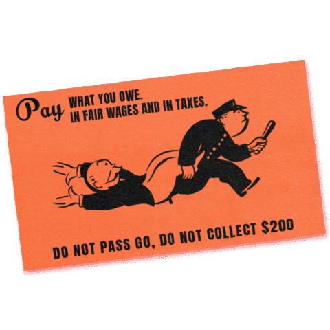 Tax The Rich Sticker by INTO ACTION