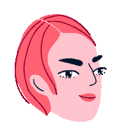 Girl Ok Sticker by Vera Dement