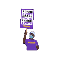 Vote Sticker by 1199SEIU